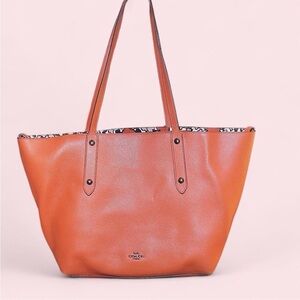 Coach Vibrant Orange Tote Bag